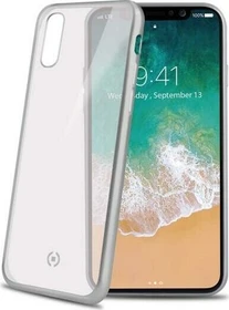 Celly Laser Matt für Apple iPhone X silber