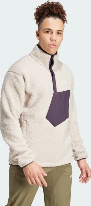 adidas Terrex Xploric High Pile Fleece Pullover wonder beige (Herren)