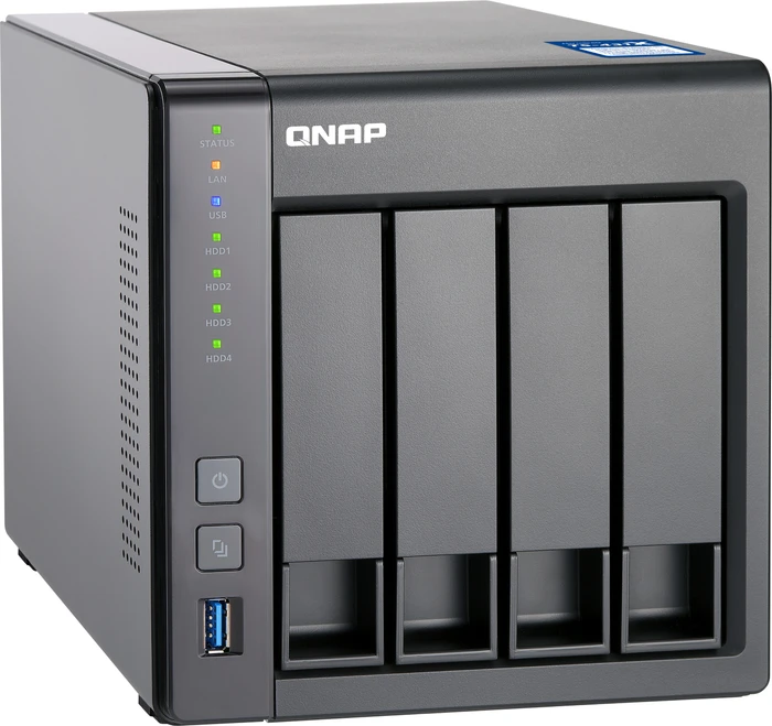 QNAP Turbo Station TS-431X-2G, 2GB RAM, 1x SFP+ 10Gb/s, 2x RJ-45 1000Base-T