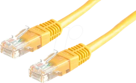 Value Patchkabel, Cat6, U/UTP, RJ-45/RJ-45, 3m, gelb