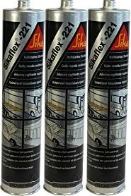 Sika Sikaflex 221 1-Komponenten Montagekleber schwarz, 300ml