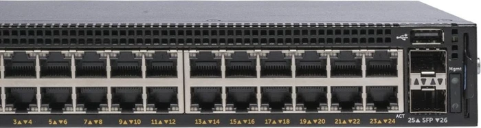 Dell X-Series Desktop Gigabit Managed Switch, 24x RJ-45, 2x SFP, 369W PoE+