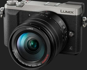 Panasonic Lumix DMC-GX80 silber mit Objektiv Lumix G Vario 14-140mm 3.5-5.6 ASPH OIS