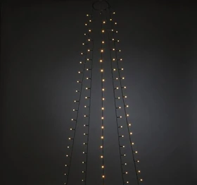 Konstsmide Lichterkette Baummantel grün LED 200x bernstein