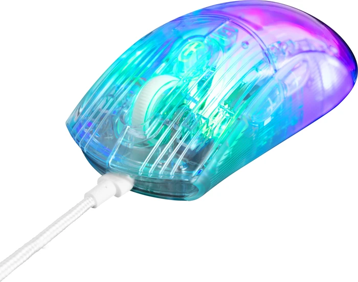 Deltaco DM330 RGB Gaming Mouse transparent, USB