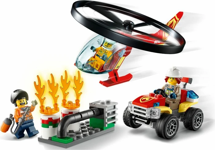 LEGO City Feuerwehr - Einsatz mit dem Feuerwehrhubschrauber
