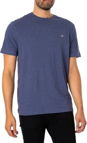 Gant Regular Fit Shield T-Shirt kurzarm dark jeans/blue melange (Herren)