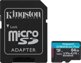 Kingston Canvas Go! Plus Gen4 R200 64GB Kit, UHS-I U3, A2, Class 10