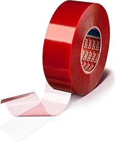 tesa tesafix 4965 doppelseitiges Klebeband transparent, 12mm/50m, 1 Stück