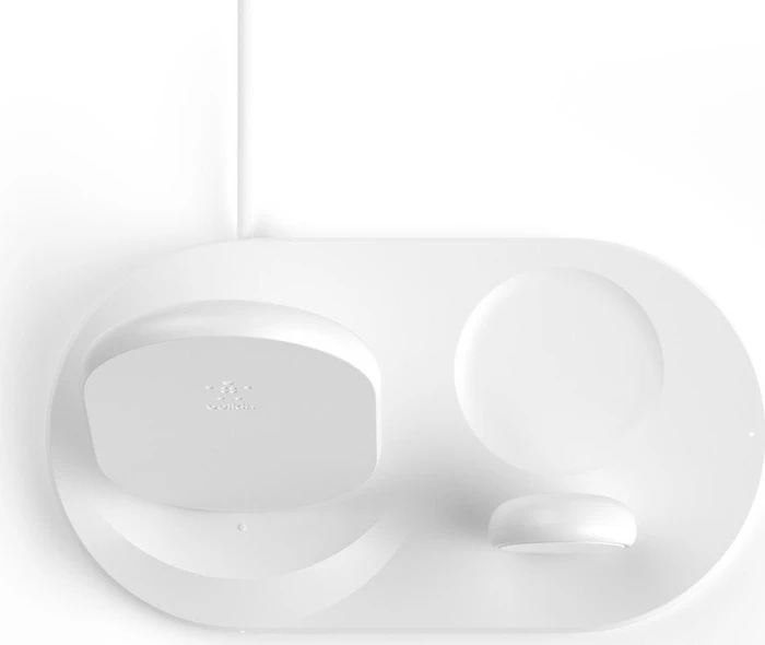 Belkin BoostCharge 3-in-1 Wireless Charger for Apple Devices weiß