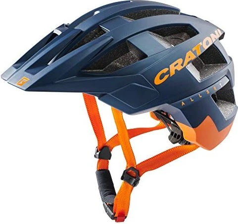 Cratoni AllSet Helm blue/orange matt