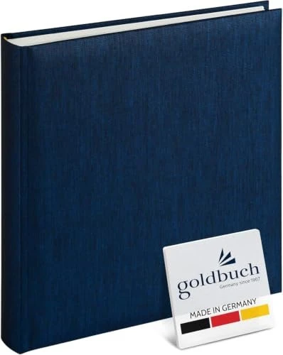 Goldbuch Buch Fotoalbum Summertime 25x25 blau