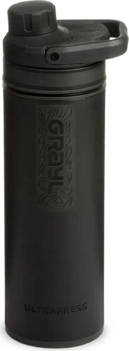 Grayl Ultrapress Wasserfilter Trinkflasche 473ml covert black
