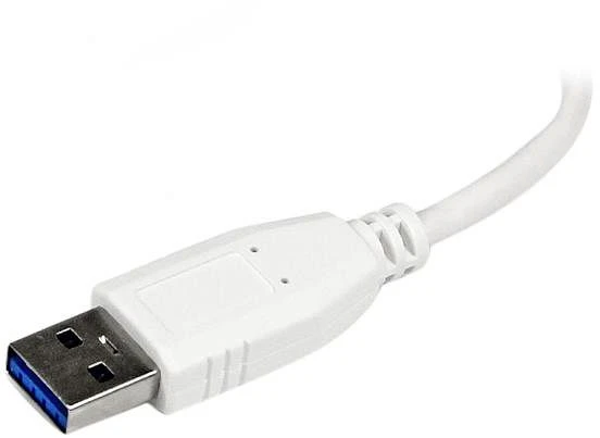 StarTech Mini-USB-Hub weiß, 4x USB-A 3.0, USB-A 3.0 [Stecker]