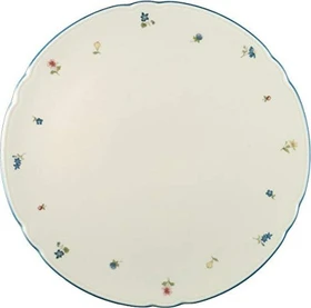 Seltmann Weiden Marie-Luise Streublume Rand 30308 Tortenplatte 30.2cm blauer