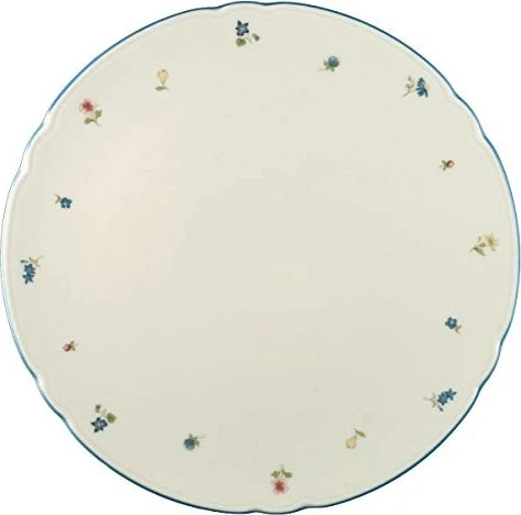 Seltmann Weiden Marie-Luise Streublume Rand 30308 Tortenplatte 30.2cm blauer
