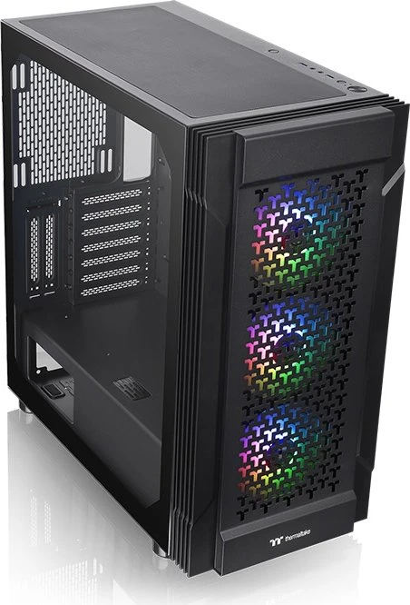 Thermaltake Versa T27 TG ARGB, schwarz, Glasfenster