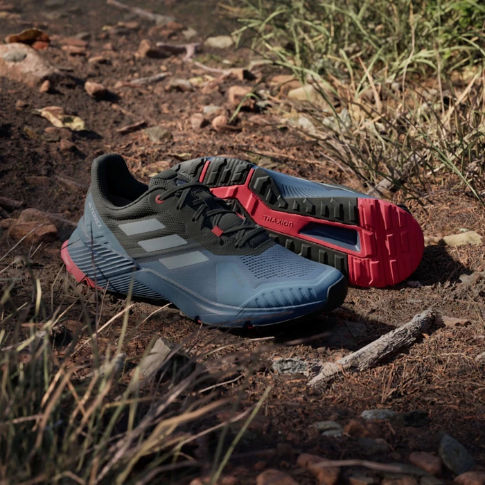 adidas Terrex Soulstride Rain.RDY wonder steel/magic grey/pure ruby (Herren)