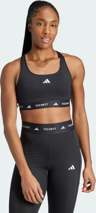 adidas Techfit Sport-BH schwarz (Damen)