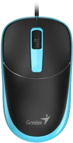 Genius DX-123 Wired Optical Mouse schwarz/blau, USB (31010033401)
