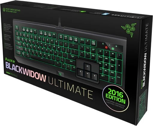 Razer BlackWidow Ultimate 2016, Razer GREEN, USB, DE