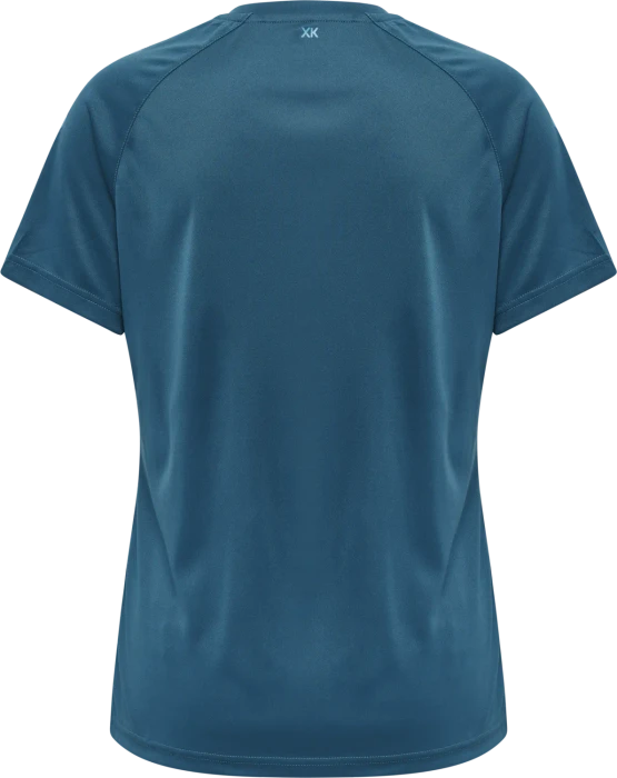 hummel Core XK Funktionsshirt kurzarm blue coral (Damen)