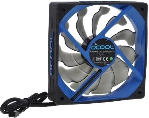 Alphacool Susurro 120 1700rpm Black/Blue Edition, 120mm