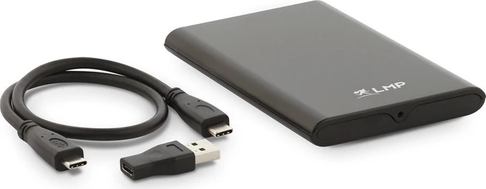 LMP DataMobile Festplattengehäuse, schwarz, 2.5", USB-C 3.1