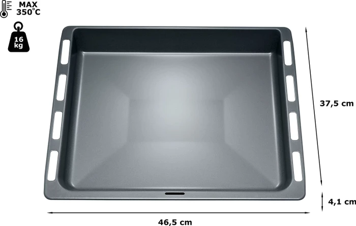 BSH Hausgeräte Backblech 41x465x375mm grau