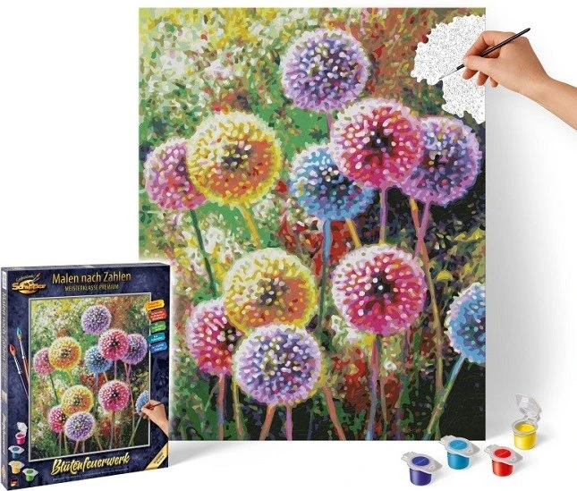 Schipper Arts & Crafts Malen nach Zahlen Blütenfeuerwerk