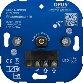 Opus Dreh-Dimmer für LED- und Energiesparlampen 5-110V LED 3-50W