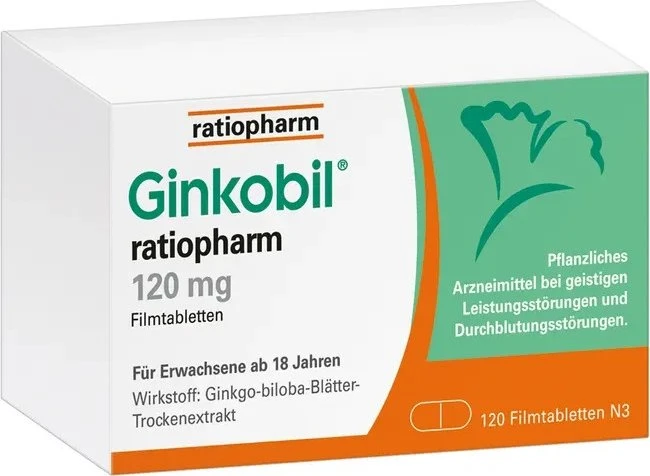 Ginkobil ratiopharm 120mg Filmtabletten, 120 Stück