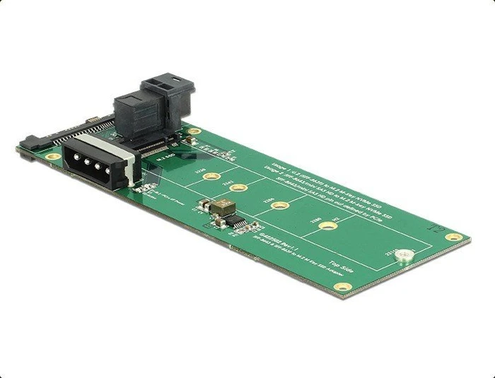 DeLOCK U.2 2.5" -> M.2 PCIe, U.2 2.5" -> U.2 miniSAS HD