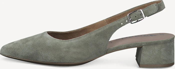 Tamaris Leder Slingpumps sage (Damen)