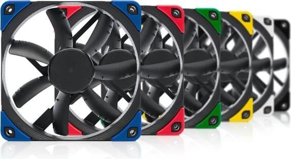 Noctua NF-S12A PWM chromax.black.swap, 120mm, 5er-Pack