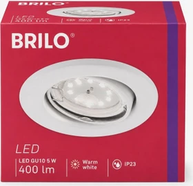 Briloner Fit Move 5W Einbauleuchte rund weiß