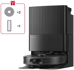 Roborock Qrevo S Saug-/Wischroboter schwarz inkl. Absaug-/Reinigungsstation