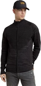 G-Star 3D Biker Zip Through Knitted Strickjacke dark black/asfalt (Herren)