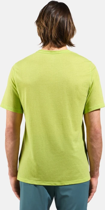Odlo Active 365 Linencool Laufshirt kurzarm sharp green melange (Herren)