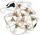 NewGarden Girlande Allegra Lichterkette LED 10x E27 10x warmweiß (LUMGASXXOCNW)