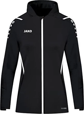 Jako Challenge Kapuzen Trainingsjacke schwarz/weiß (Damen)