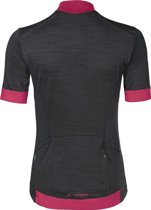 Vaude Kuro FZ Trikot kurzarm schwarz (Damen)