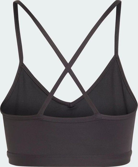 adidas AEROREACT Training Light-Support Sport-BH schwarz (Damen)