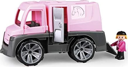 LENA Truxx Pferdetransporter mit Zubehör rosa