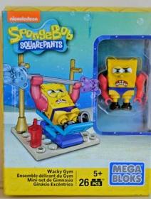 Mattel Mega Bloks Spongebob Schwammkopf Verrücktes Fitnesscenter