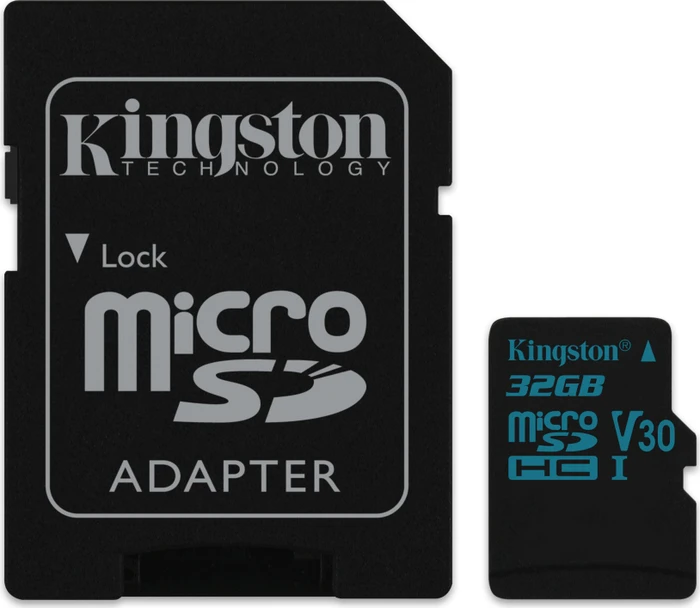 Kingston Canvas Go! R90/W45 32GB Kit, UHS-I U3, Class 10