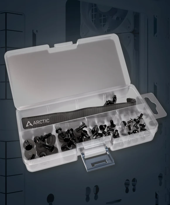 ARCTIC Xtender Black, Glasfenster