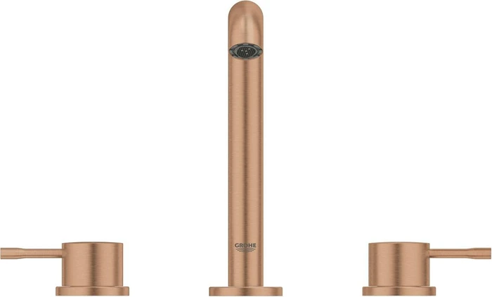 Grohe Essence 3-Loch Waschbeckenarmatur 1/2" M-Size mit Ablauffernbedienung warm sunset gebürstet