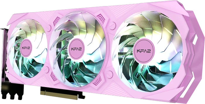 KFA2 GeForce RTX 4070 Ti SUPER EX Gamer Pink (1-Click OC), 16GB GDDR6X, HDMI, 3x DP