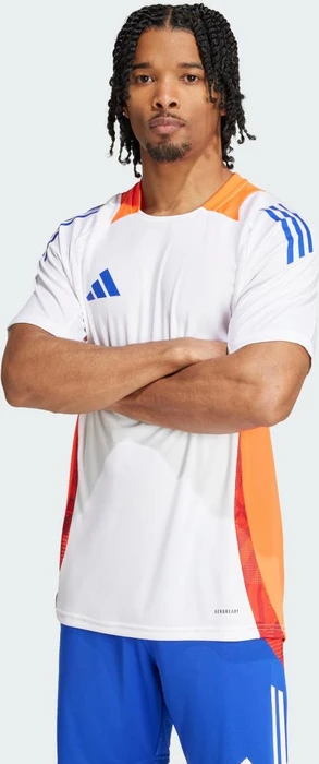 adidas Tiro 24 Competition Trainings Trikot kurzarm white/app solar red (Herren)